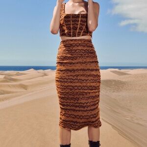 Zara- Tulle midi skirt